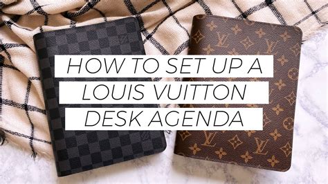 louis vuitton desk agenda notebook|louis vuitton agenda planner.